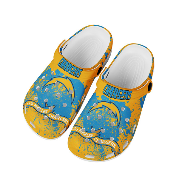 Women's Los Angeles Chargers Bayaband Clog Shoes 003